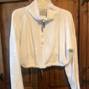 Urban Outfitters cropped zip up pullover